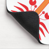 Krabben-Gitarre Mousepad (Ecke)