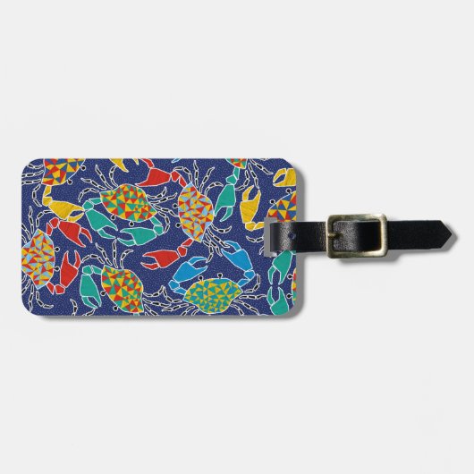 Krabben-Greifer - Gepäckanhänger (Vorderseite horizontal)