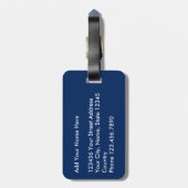 Krabben-Greifer - Gepäckanhänger (Rückseite vertikal)