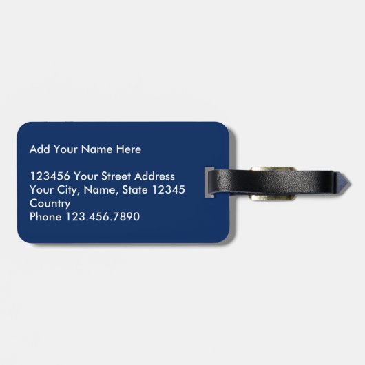 Krabben-Greifer - Gepäckanhänger (Rückseite horizontal)