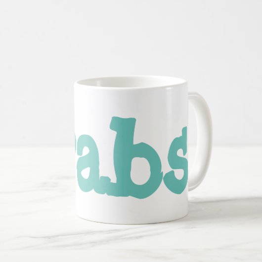 Krabben Kaffeetasse (VorderseiteRechts)