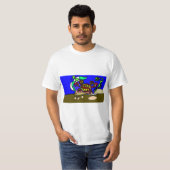 Krabben-Kunst T-Shirt (Vorne ganz)