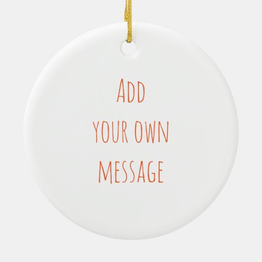 Krabben Küste Personalisiert Keramik Ornament (Hinten)