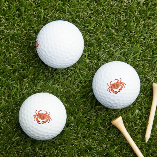Krabben Küstenküste Golfball (Insitu Gras)