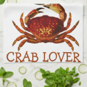 Krabben-Liebhaber Küchentuch (Gefaltet)