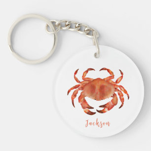 Krabben Meer Küste Nautilus Schlüsselanhänger
