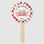 Krabben oder Meeresfrüchte Fächer (Vorderseite)