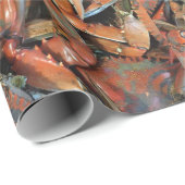 Krabben-Packpapier-Fliesen Geschenkpapier (Rolleneckpunkt)