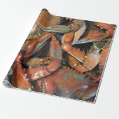 Krabben-Packpapier Geschenkpapier (Ungerollt)