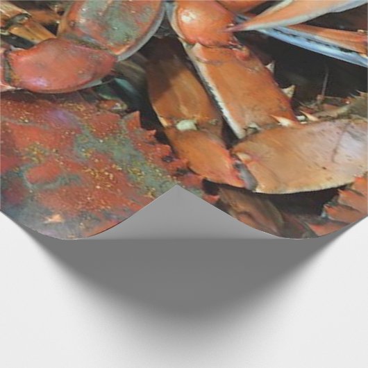 Krabben-Packpapier Geschenkpapier (Ecke)