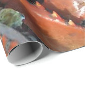 Krabben-Packpapier Geschenkpapier (Rolleneckpunkt)