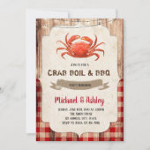 Krabben-Party Einladung (Vorderseite)