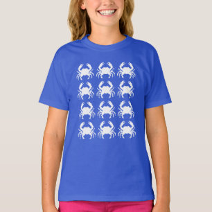 Krabben-Pixelmuster-Wiederholung T-Shirt