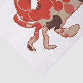 Krabben - Retro Seidenpapier (Ausschnitt)