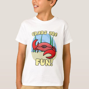Krabben sind der Wecker-T - Shirt des Spaß-Kindes