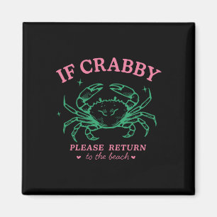 Krabben Sommer Urlaub Ferien Strand Magnet