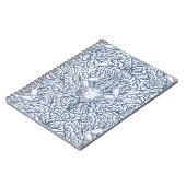 Krabben und Meeresalgen, Küstensommer in Weiß und  Notizblock (Linke Seite)