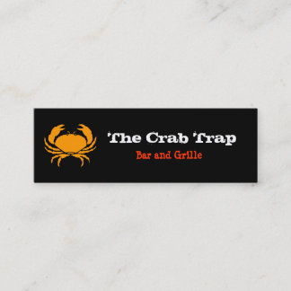 Krabben-und Meeresfrüchte-Restaurants Mini Visitenkarte