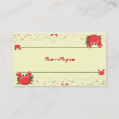 Krabben Visitenkarte (Rückseite)