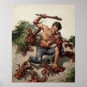 Krabbenanfall Poster