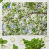 Krabbenapfelblüte Küchentuch (Gefaltet)