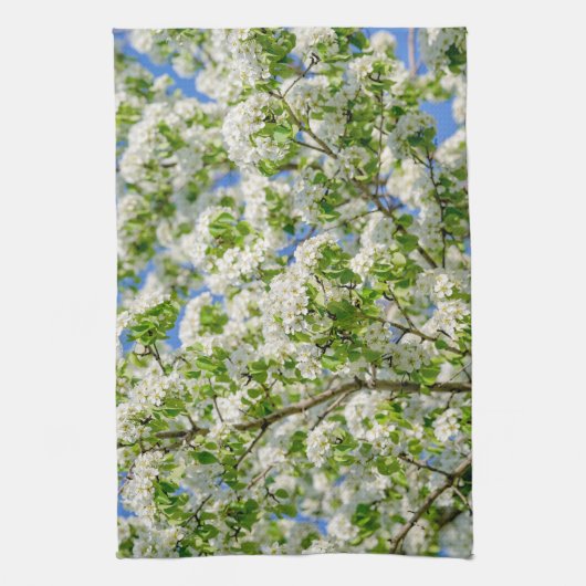 Krabbenapfelblüte Küchentuch (Vertikal)