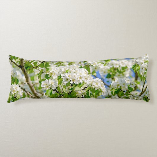 Krabbenapfelblüte Seitenschläferkissen (Vorderseite)