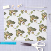 Krabbenapfmuster Seidenpapier (Handwerk)