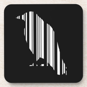 Krabbenbar-Code-Vogel-Muster-Design Untersetzer
