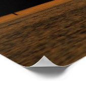 Krabbenboot im Sonnenuntergang an der Bucht 16x20 Poster (Ecke)