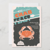 Krabbenfest Einladung (Vorderseite)