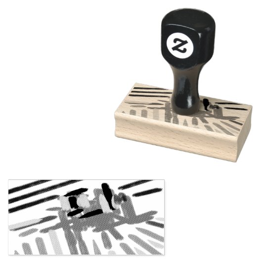 Krabbenfest Gummistempel (Stempel)
