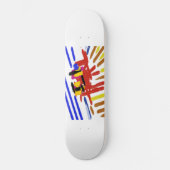 Krabbenfest Skateboard (Vorderseite)
