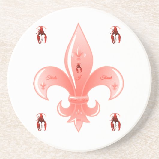 Krabbenfisch-Untersetzer Getränkeuntersetzer (Vorne)