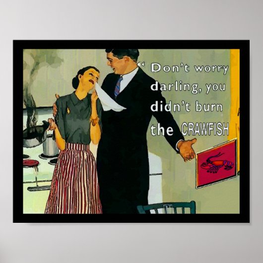 Krabbenfische Cartoon Poster (Vorne)