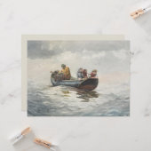 Krabbenfischerei (von Winslow Homer) Karte (Vorderseite/Rückseite Beispiel)