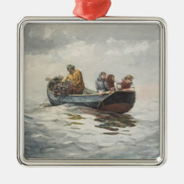 Krabbenfischerei (von Winslow Homer) Ornament Aus Metall