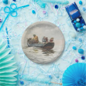 Krabbenfischerei (von Winslow Homer) Pappteller (Party)