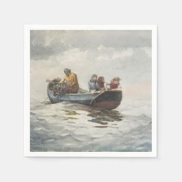 Krabbenfischerei (von Winslow Homer) Serviette