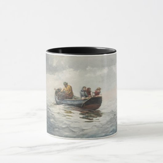 Krabbenfischerei (von Winslow Homer) Tasse (Zentrum)