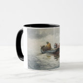 Krabbenfischerei (von Winslow Homer) Tasse (Vorderseite Links)