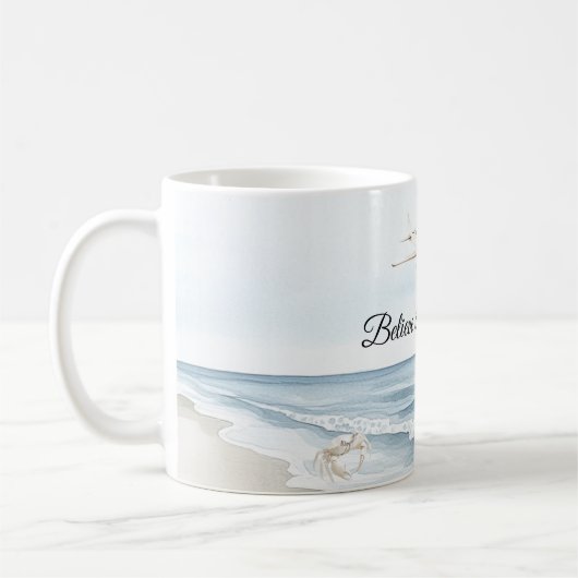 Krabbenflugzeug Kaffeetasse (Links)