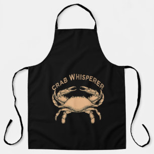 Krabbenflüsterer Vintage Krabbenfischen Jagd Schürze