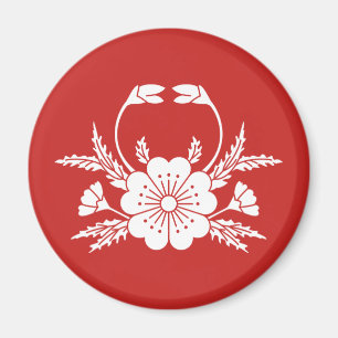 Krabbenförmige Kirschblüte (EDO) Magnet