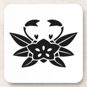 Krabbenförmiger Enzian Getränkeuntersetzer