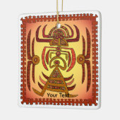 Krabbenfrau Keramikornament (Links)