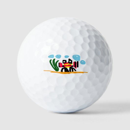 Krabbenfreude Golfball (Vorderseite)