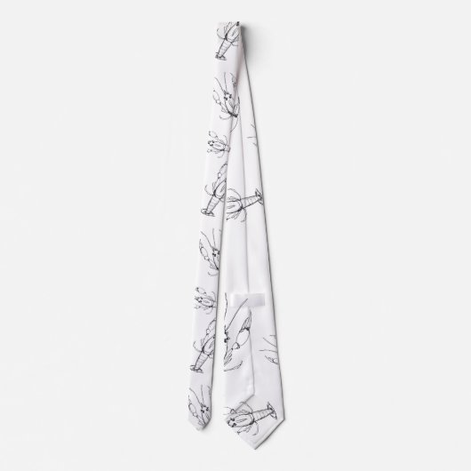 Krabbenhalsband Krawatte (Rückseite)