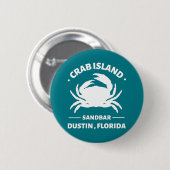 Krabbeninsel Sandbar Dustin Florida Button (Vorne & Hinten)