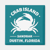 Krabbeninsel Sandbar Dustin Florida Magnet (Vorne)